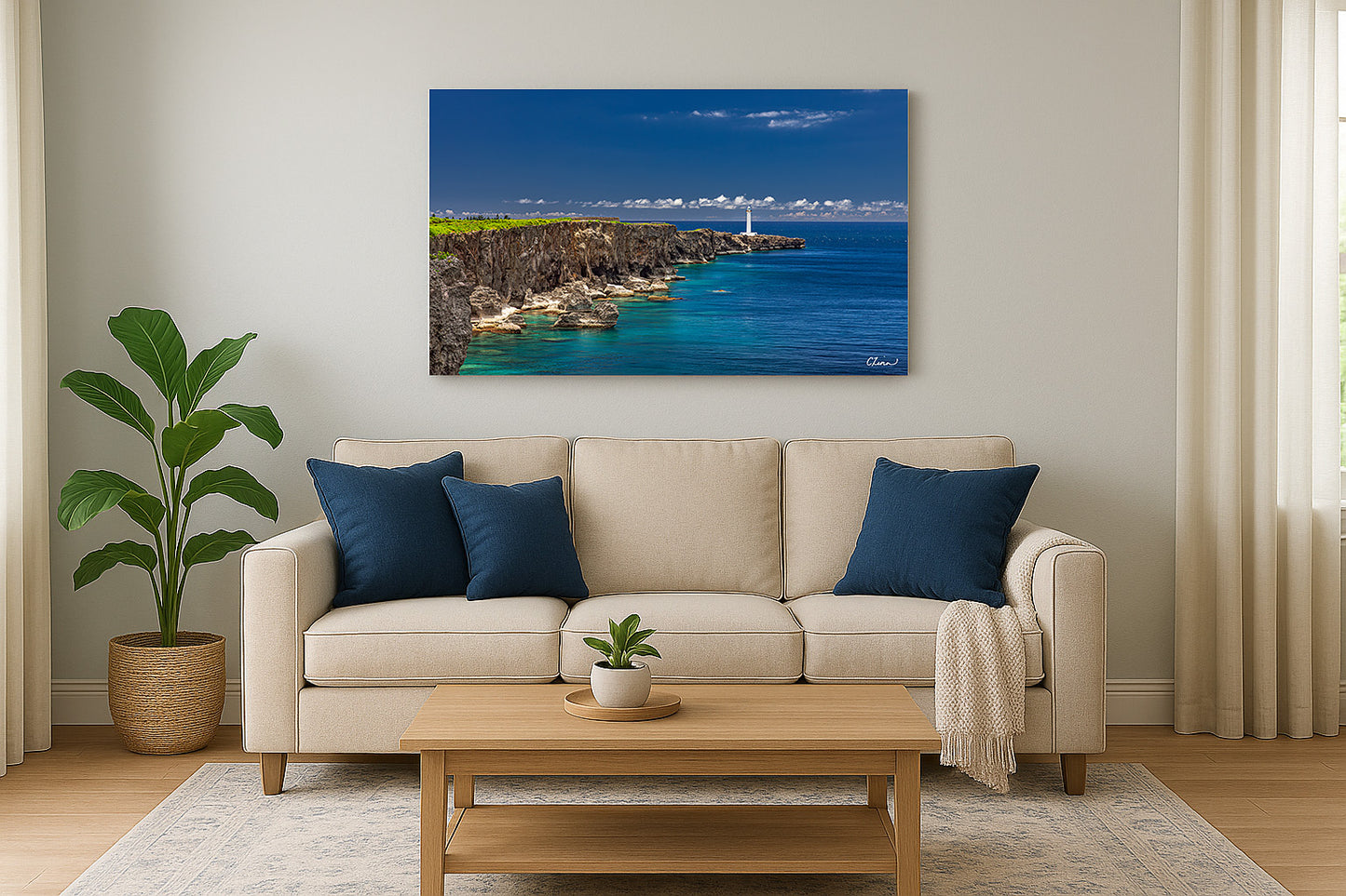 "Paradise Blues" Metal Artwork