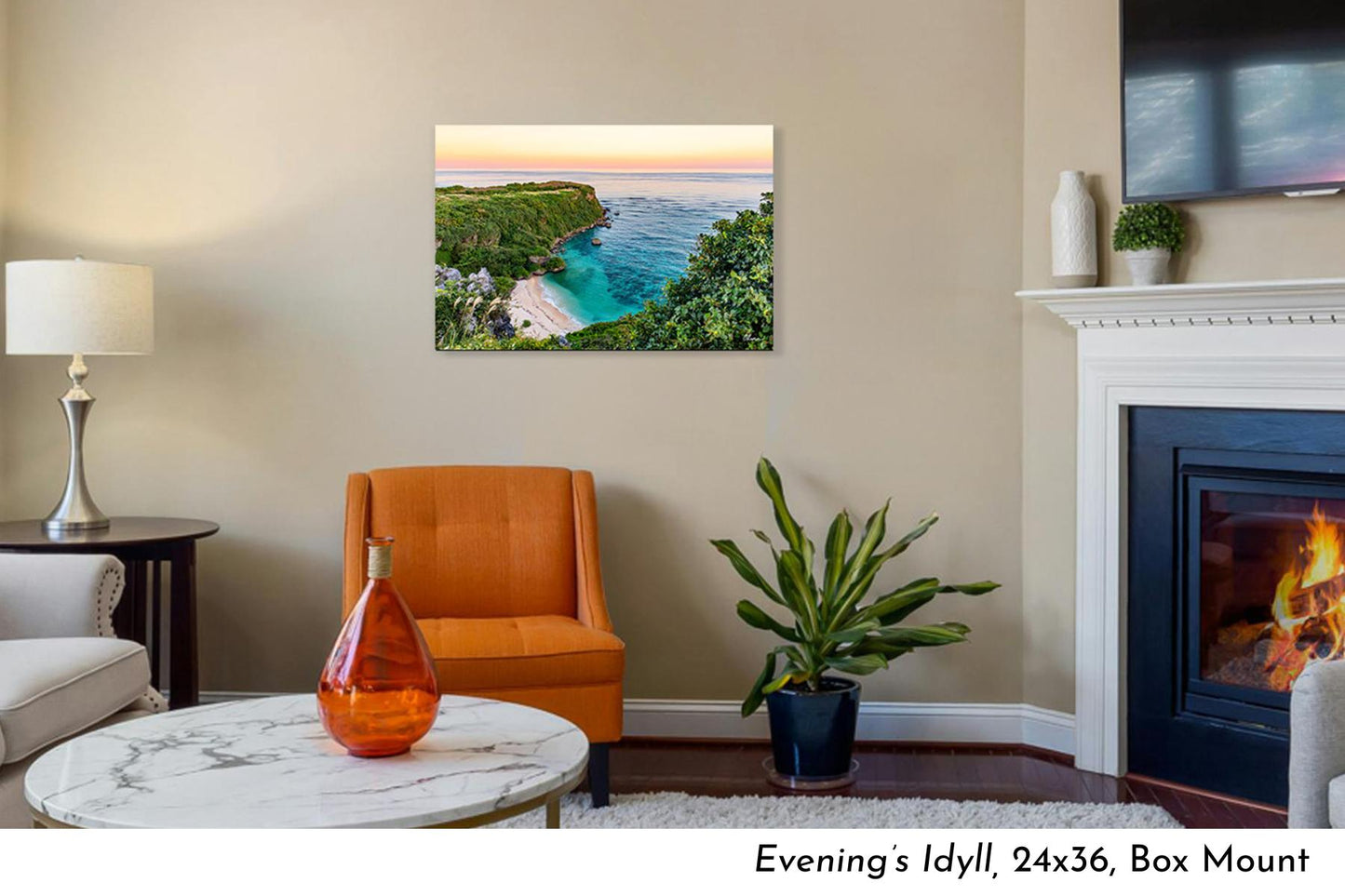 "Evening's Idyll" Metal Artwork