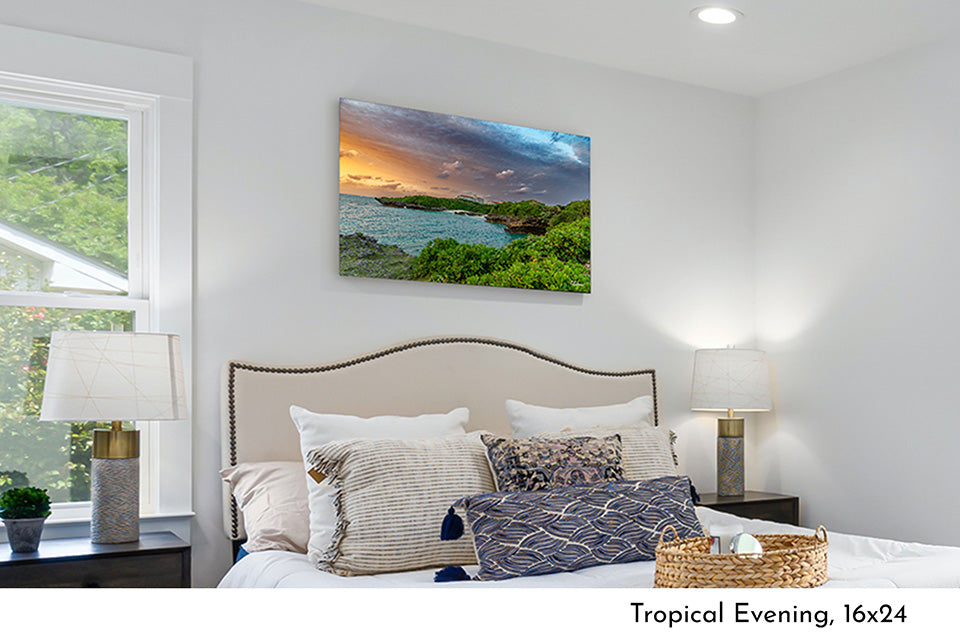 "Tropical Evening" Metal Artwork